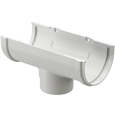 Воронка желоба Дёке Premium RAL9003 Белый Пломбир фото Центр Металлокровли