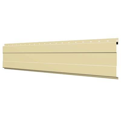 Линеарная потолочно-стеновая панель с ПОЛОСОЙ усиленная RAL1014 Бежевый