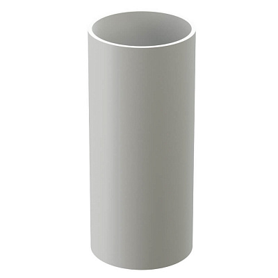 Труба водосточная длина 1 метр ДЕКЕ STANDARD d80мм цвет RAL 9003 Белый