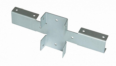 Кронштейн для забора (Х-Кронштейн) 248х109 цинк Zn фото Центр Металлокровли