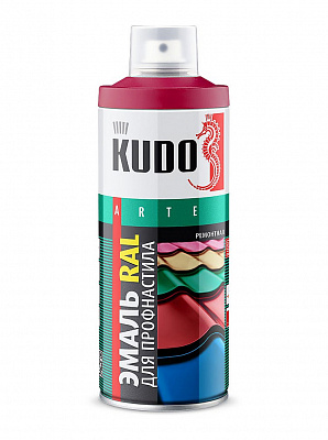 Аэрозоль KUDO для металлочерепицы и профнастила RAL 8017 Шоколад