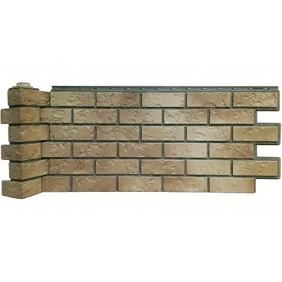 Фасадная панель FINEBER РУССКАЯ КРЕПОСТЬ Бежевый 1130х463, 0,46м2