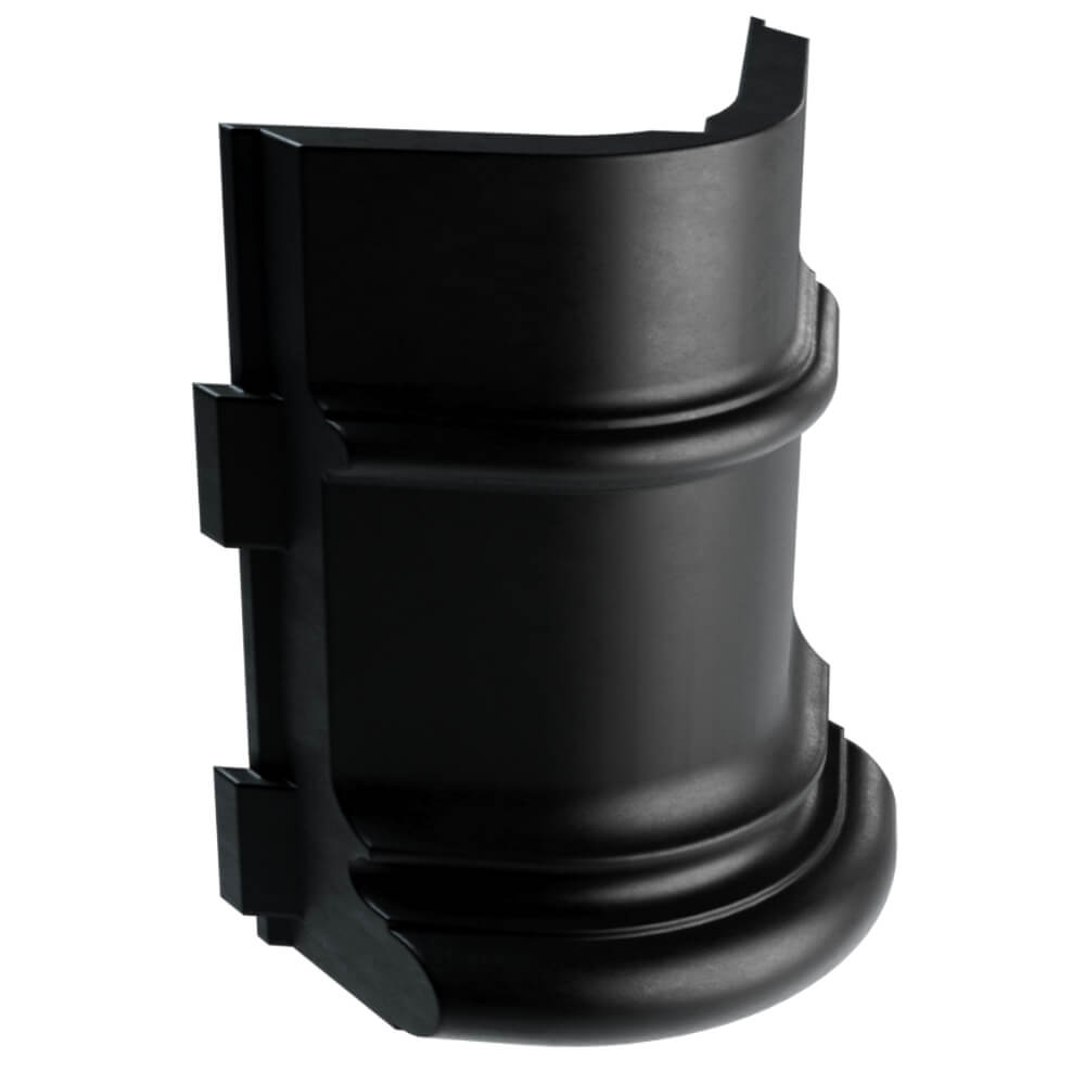 Подступенок угловой Verona 110х140х30мм Черный фото 1