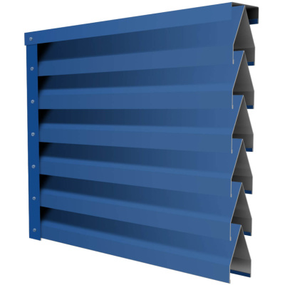 Ламель Реснички RAL5005 Синий Сигнал двустороннего забора