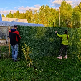 Забор Grass Fence вместо сетки рабица между соседями СНТ, ЛПХ, ИЖС, ТСН